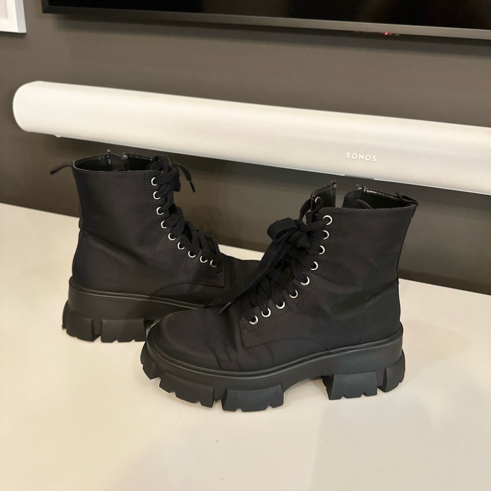 New Steve Madden combat boots!